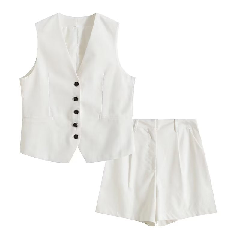 GR | Loose Vest Shorts Set