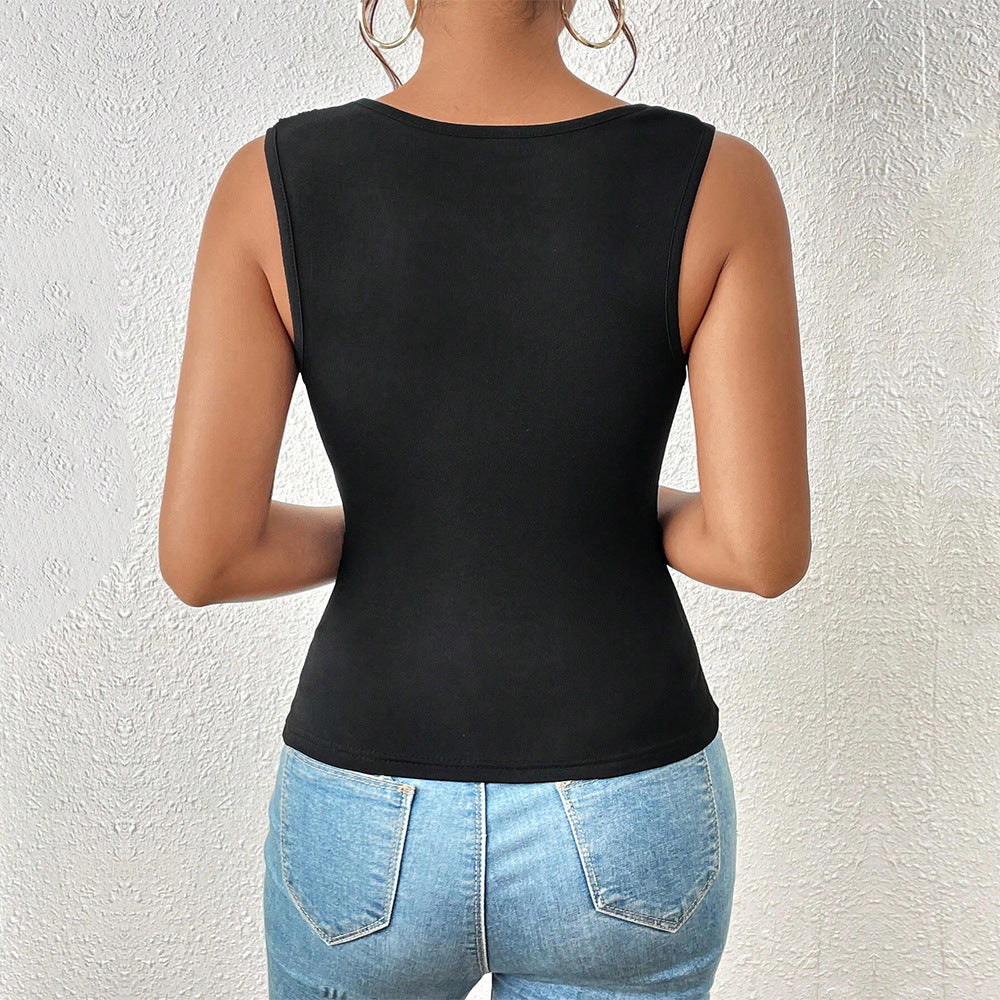 Women's asymmetrical top with elegant design, size