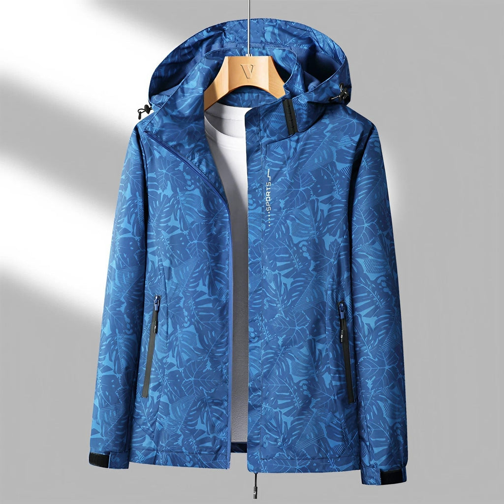 GR | Waterproof women's hooded rain jacket