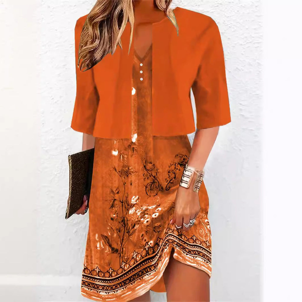GR | Elegantes Langrock Zwei-Teile Kleid