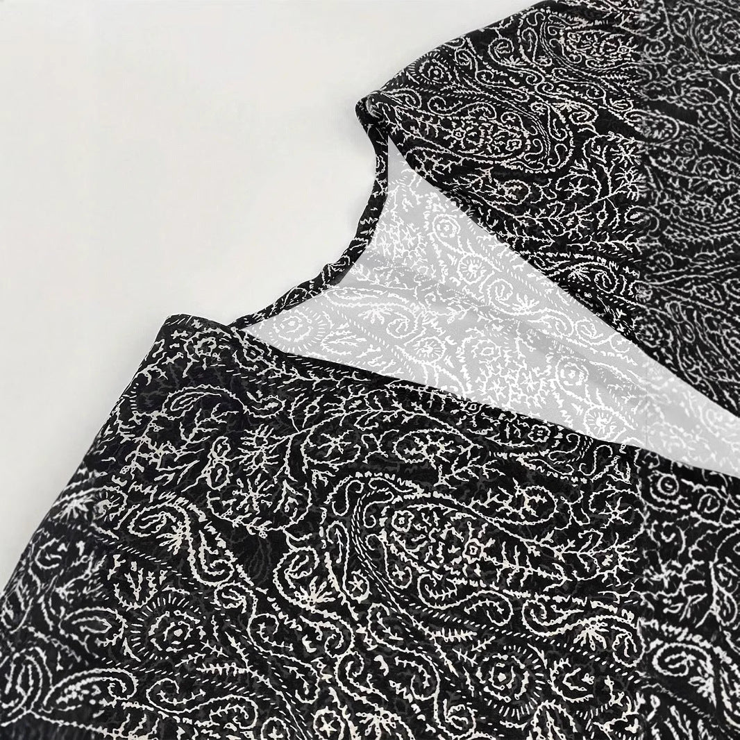 Women's casual kaftan jacket in a modern ethnic design, size GR