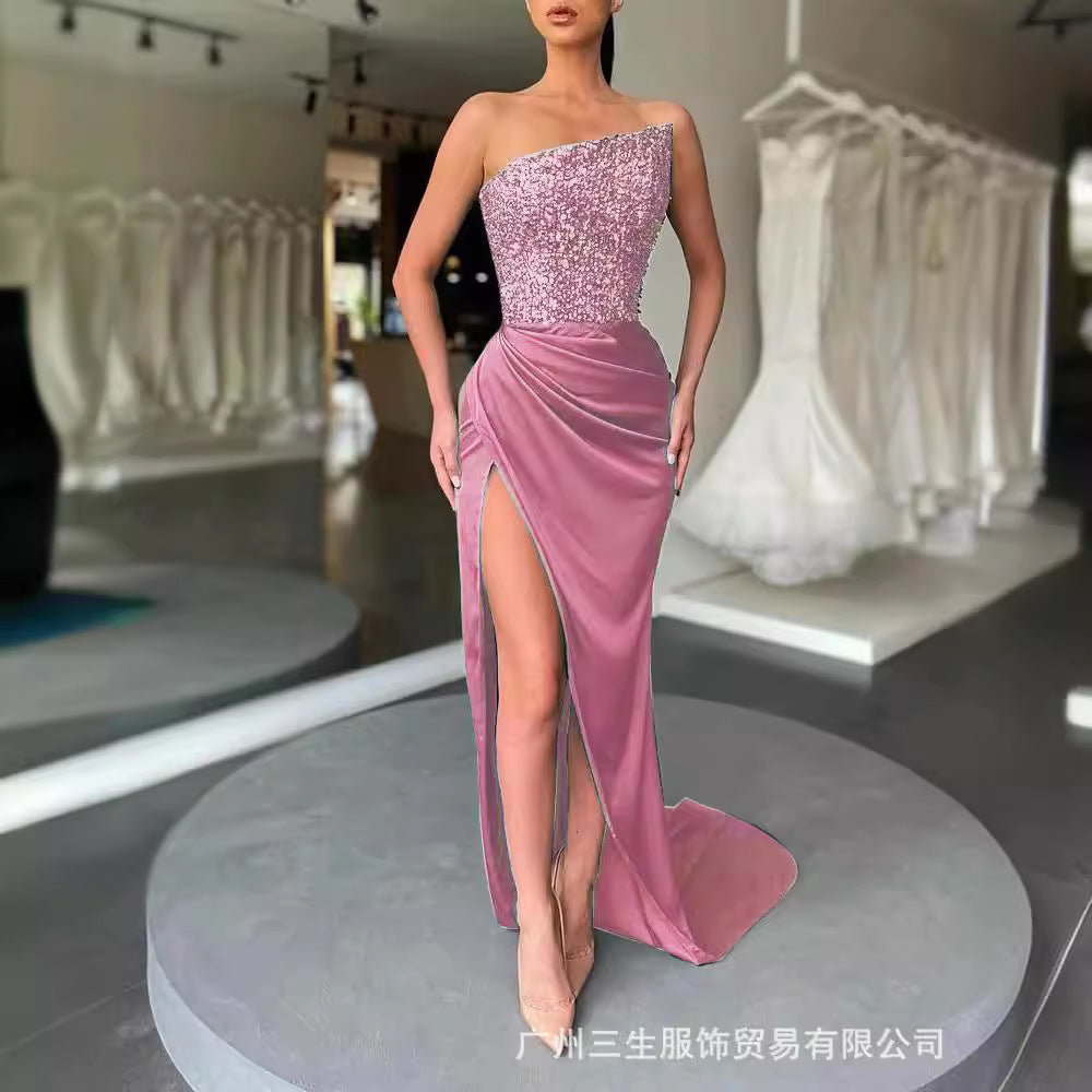 GR | Elegantes mittellanges Abendkleid