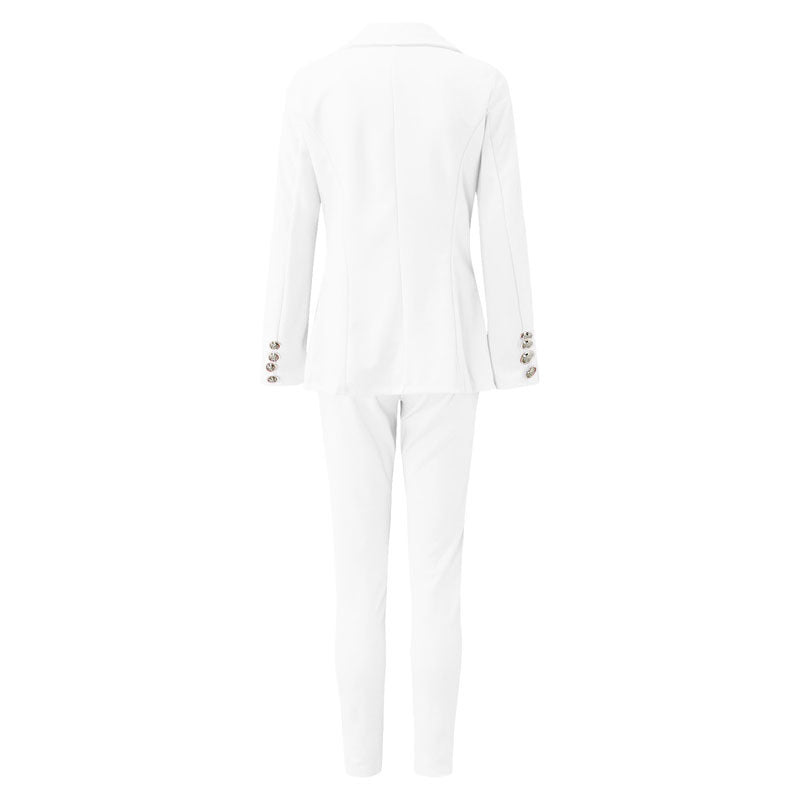 GR | Single-breasted suit trousers set 