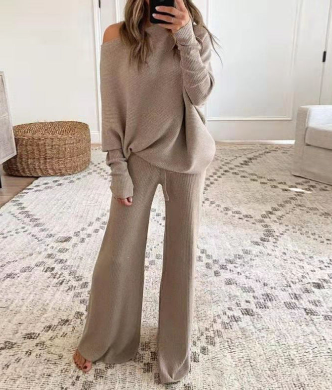 GR | En-Skulder Knitted Suit for Women