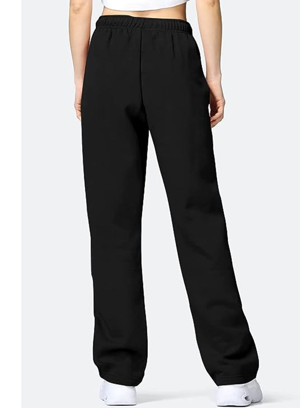 Damen Bequeme Freizeithose mit elastischem Bund und seitlichen Taschen GR