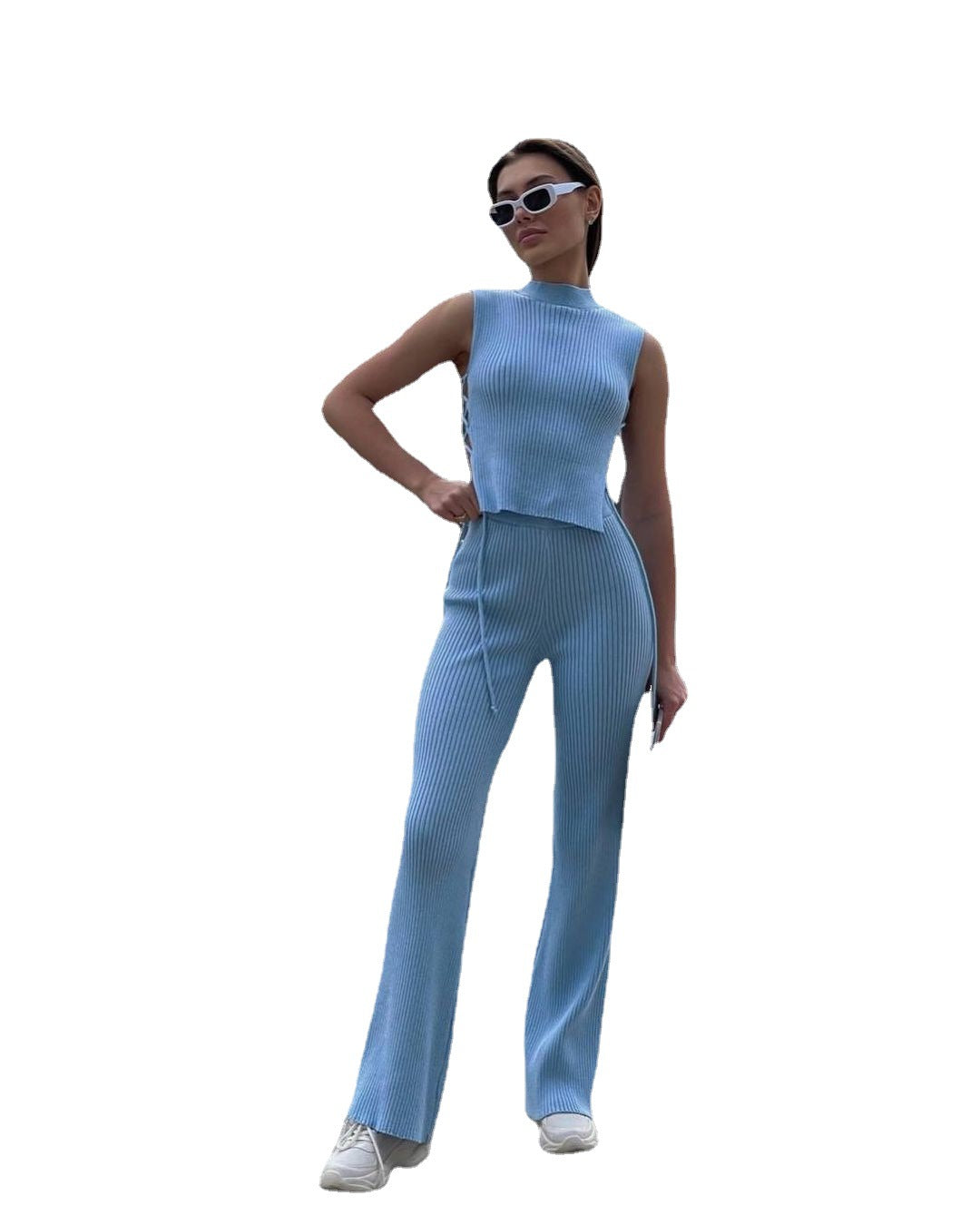 GR vest and trousers ensemble for women