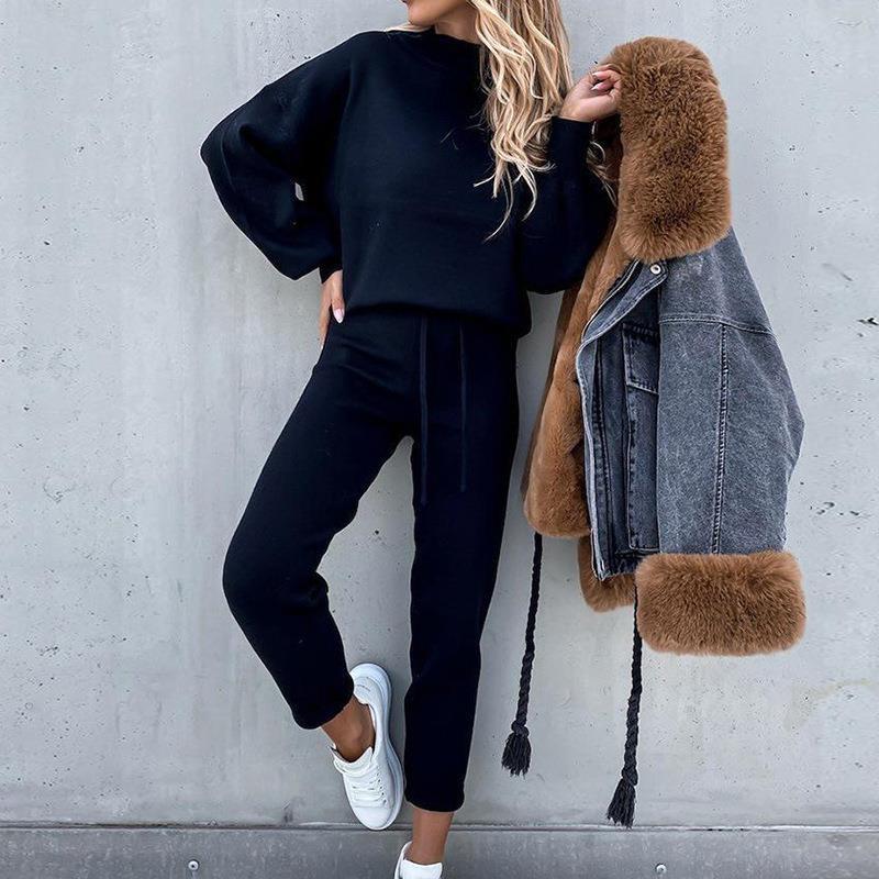 GR | Lace-up trousers two-piece set 