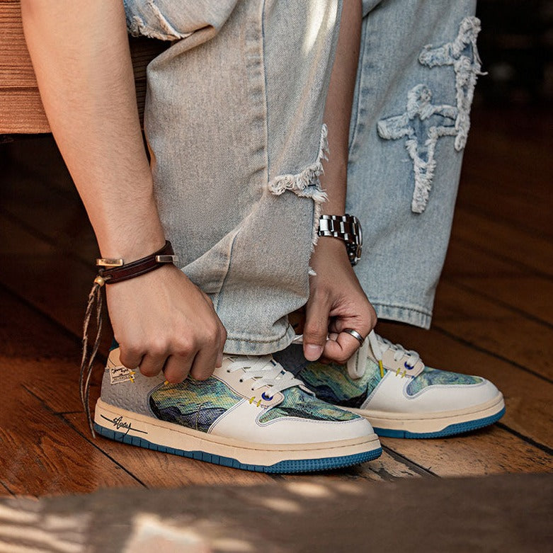 GR | Gogh Starry Night Inspired Sneakers