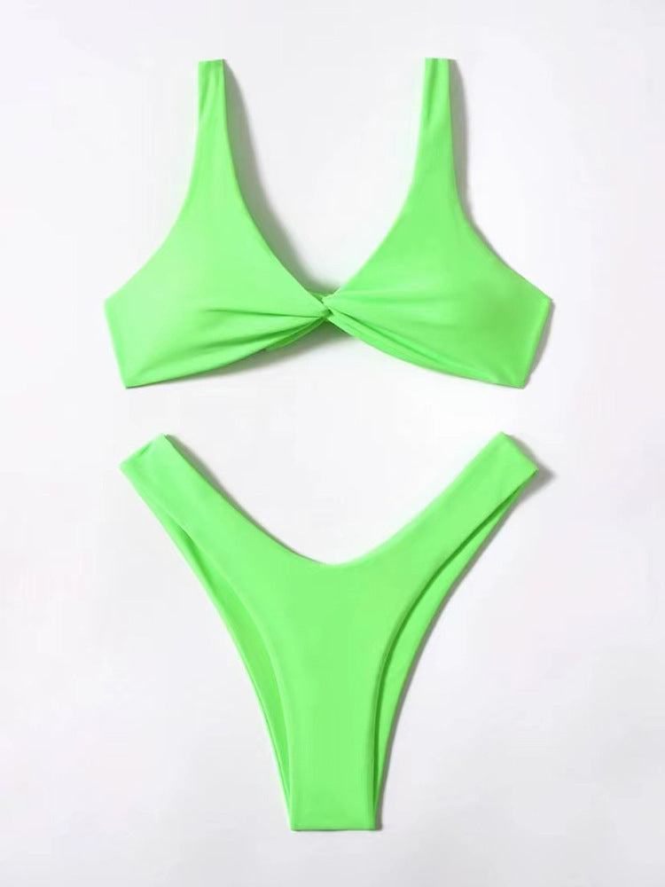 GR – Underwire Bikini Set: Push-up Bra and Thong Swimwear for Women