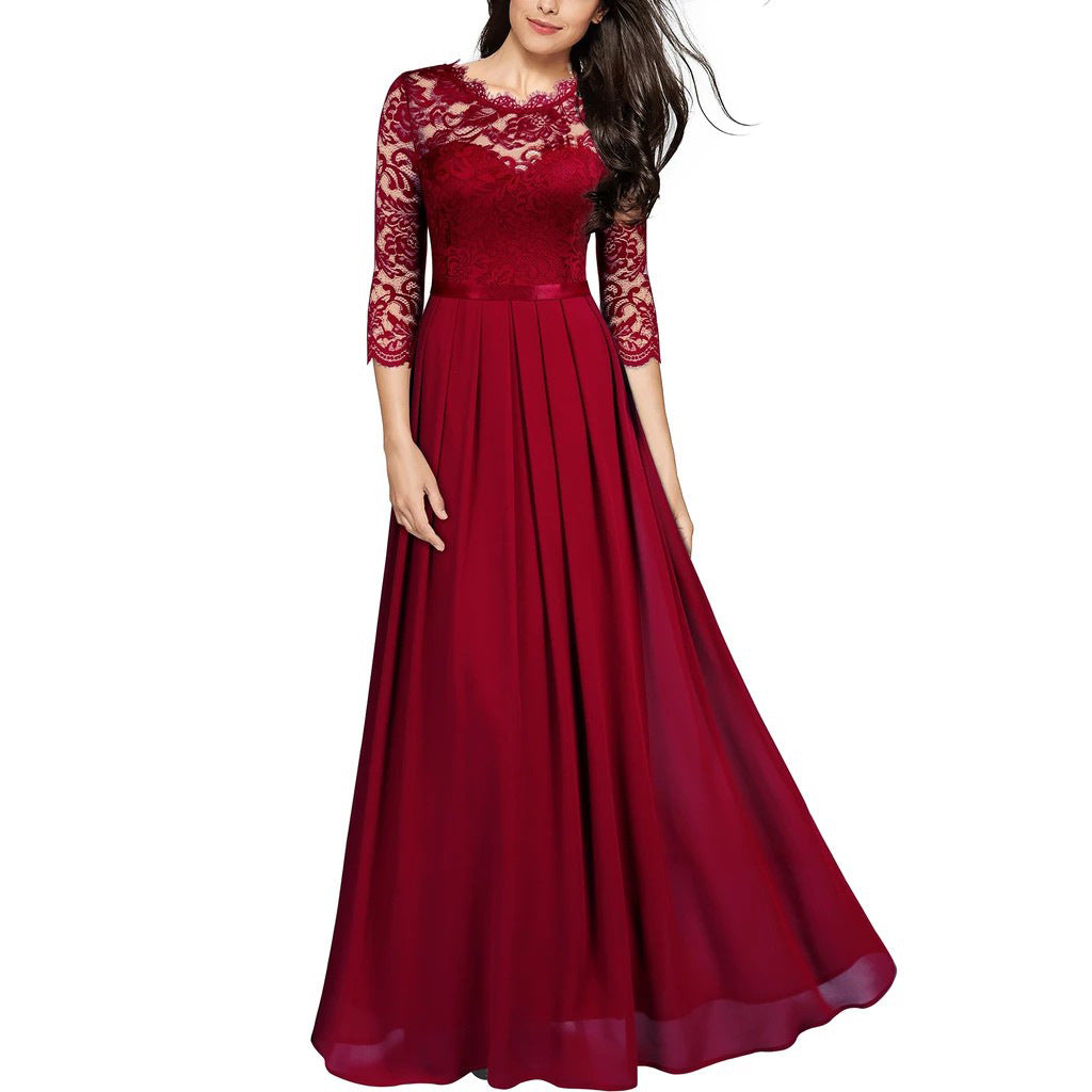 GR | Damenkleid für Hochzeitsgäste Abendkleid