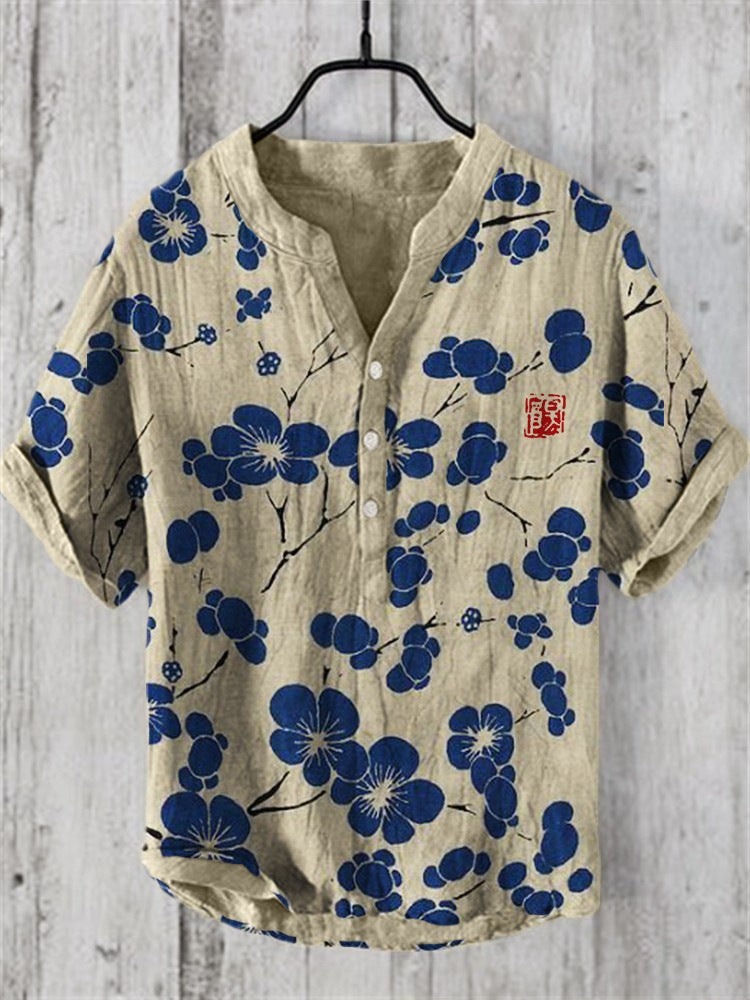 GR | Japanese shirt made of linen blend