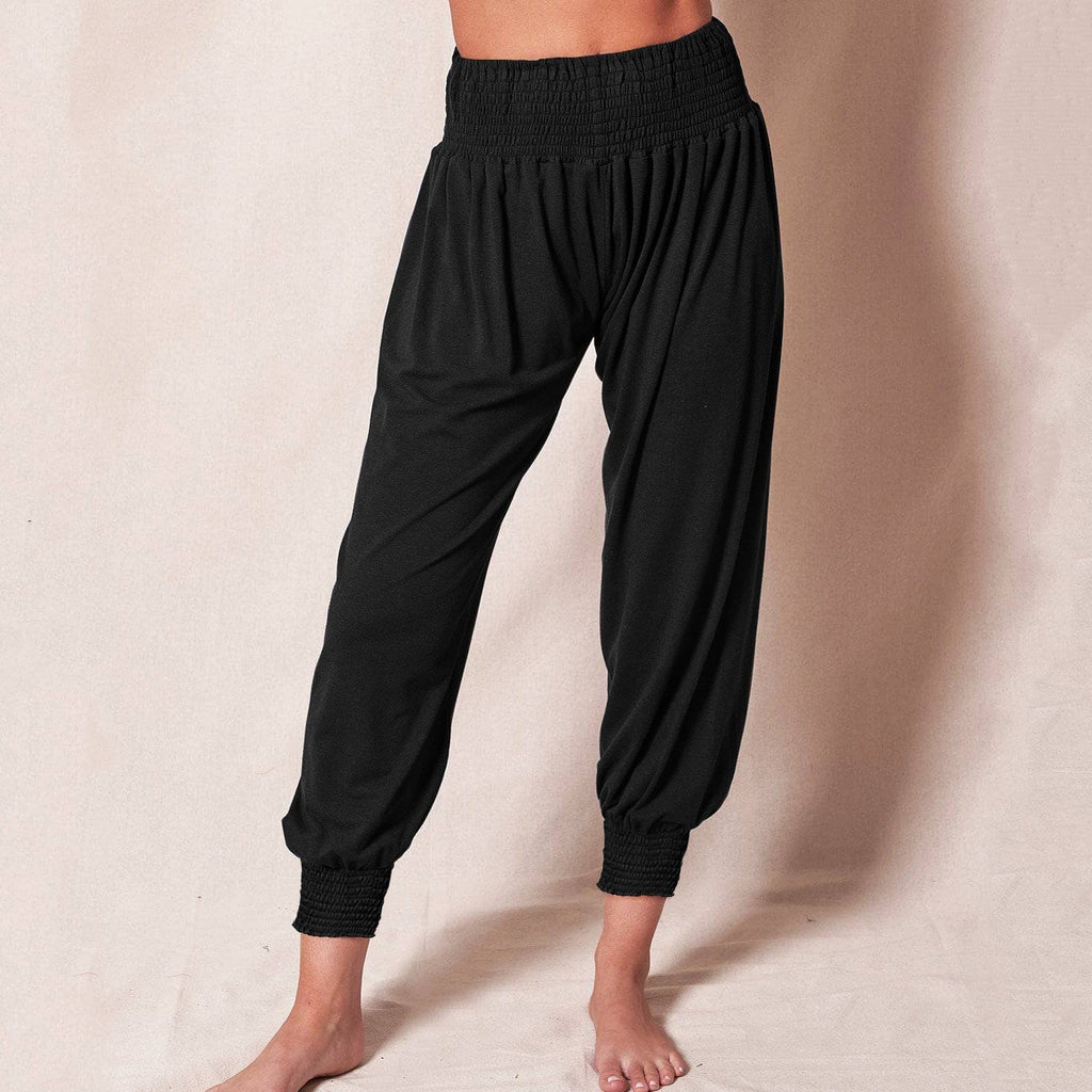 Damen luftige Sommerhose mit elastischem Bund GR