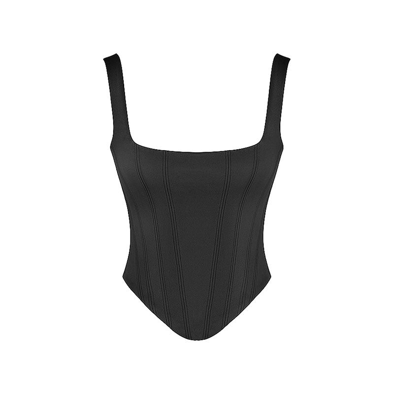 GR | Fairy Pink Satin Longline Corset