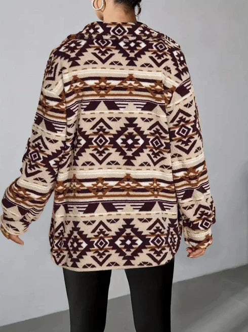 GR | Women's fleece jacket with zipper
