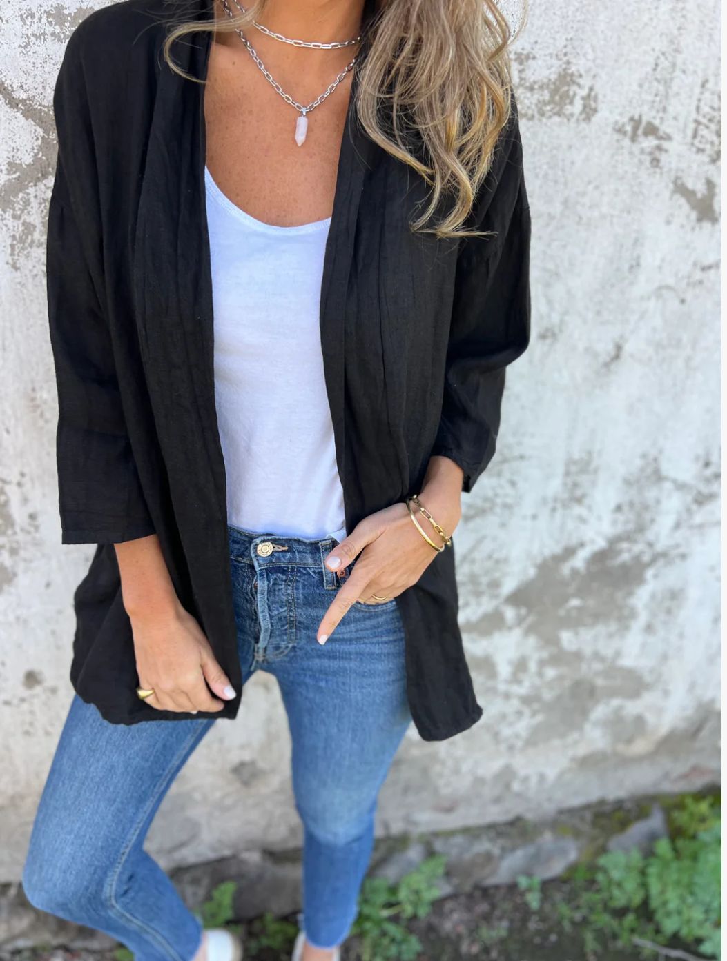 Women's casual summer jacket size