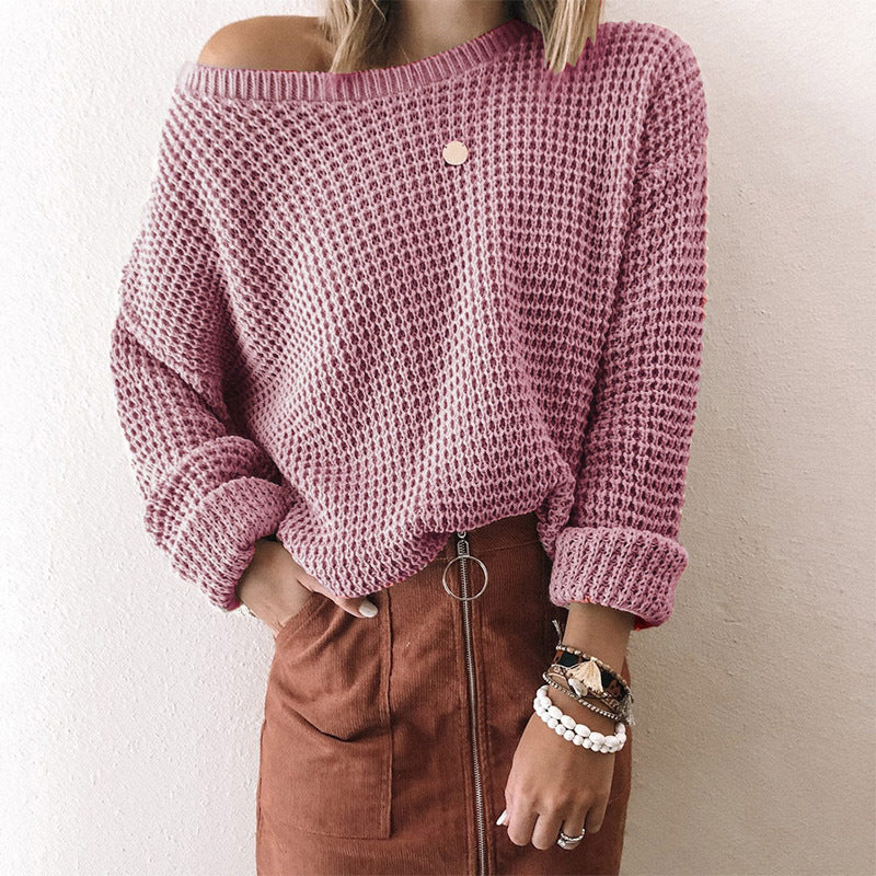 GR | Lässiger Fester Pullover