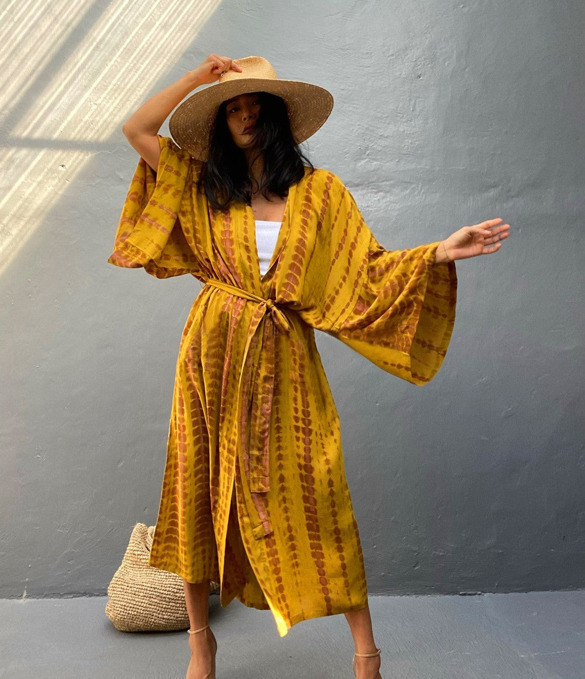 Damen Kaftan Kleid GR