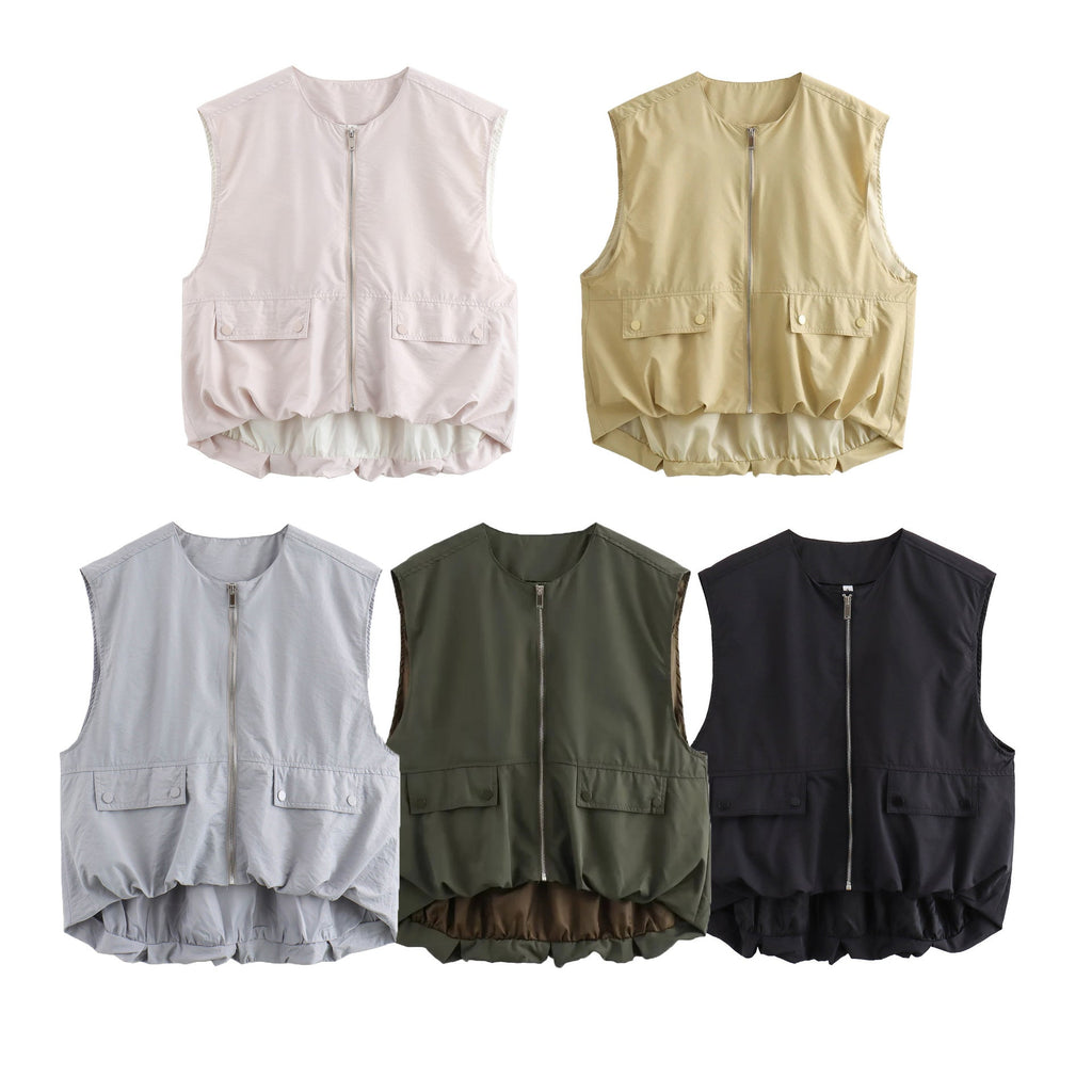 GRMODE | Relaxed Casual Cardigan Vest Tank Top