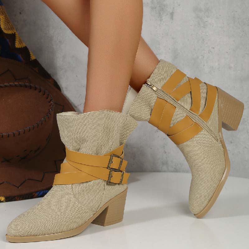 GR | Vintage Boots with Chunky Heel