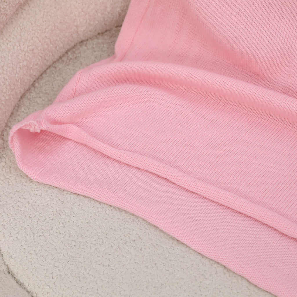 Damen lässiges Strickoberteil mit Dekorativem V-Ausschnitt und Kontrastdetails GR