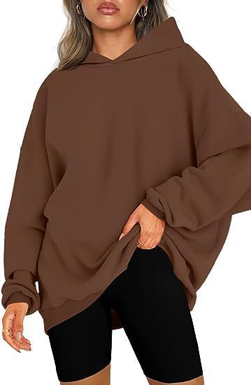 Damen oversized Kapuzenpullover GR