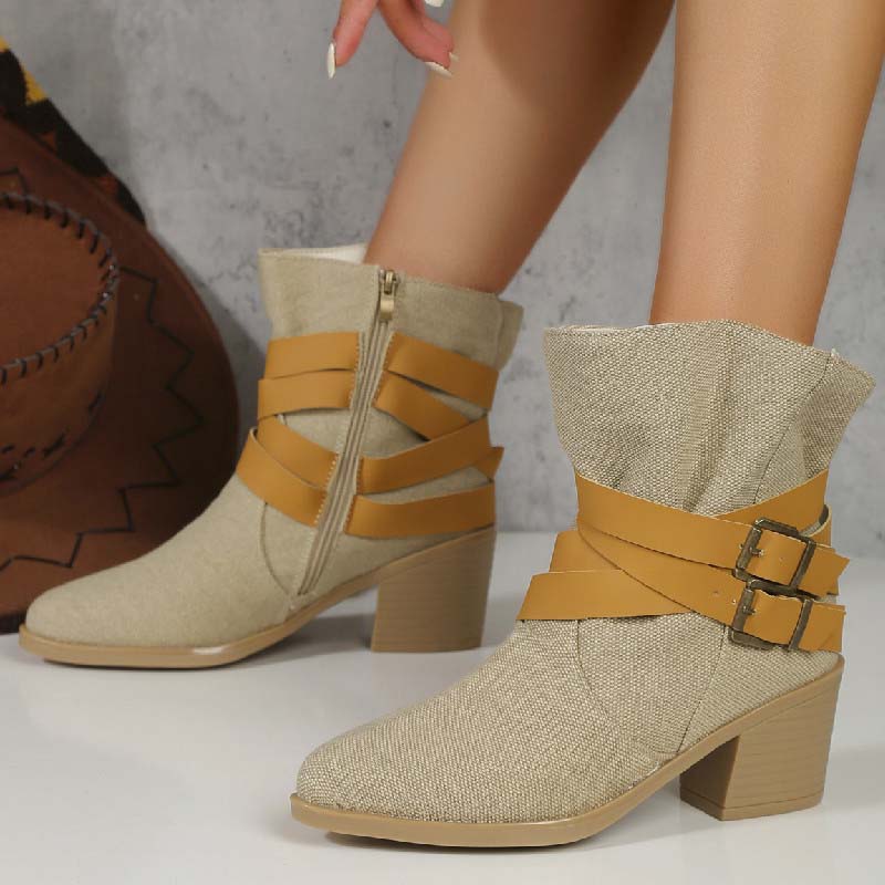 GR | Vintage Boots with Chunky Heel