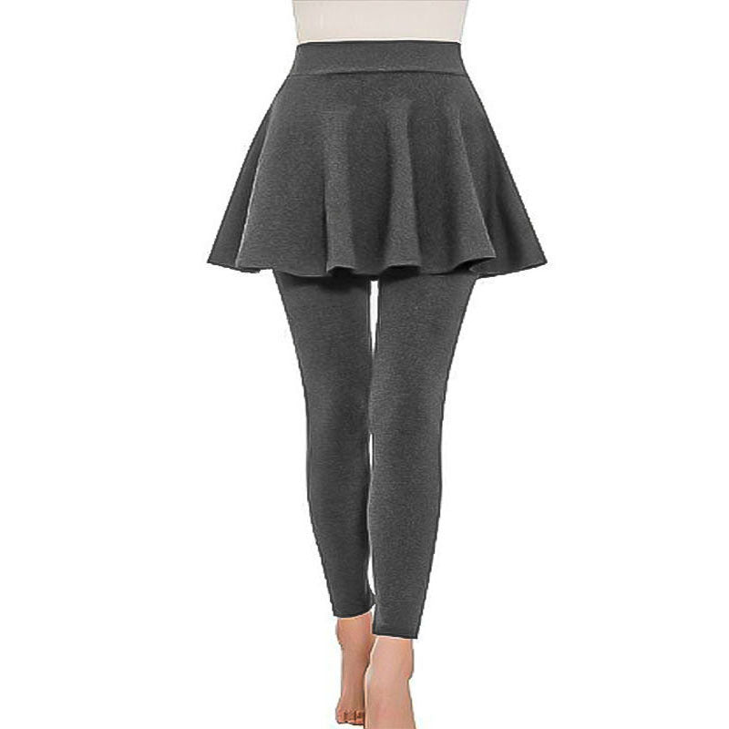 Damen Leggings mit schwingendem Rock GR