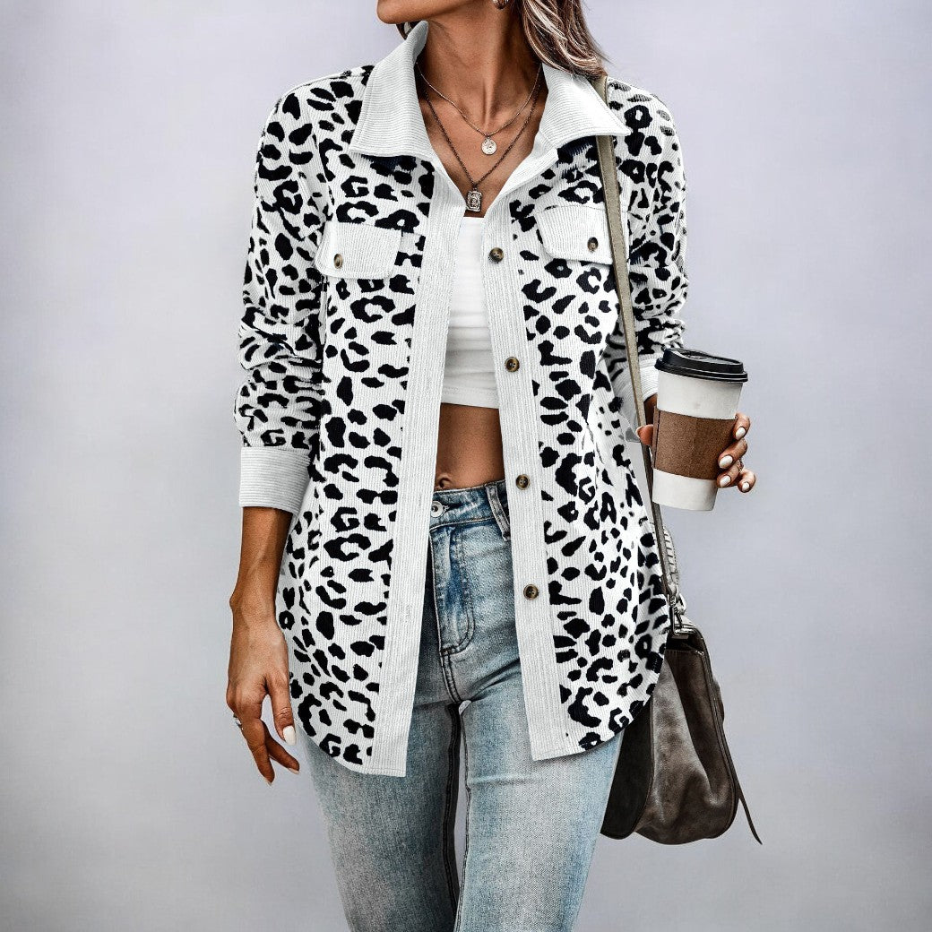 GR | Stylish leopard-print jacket