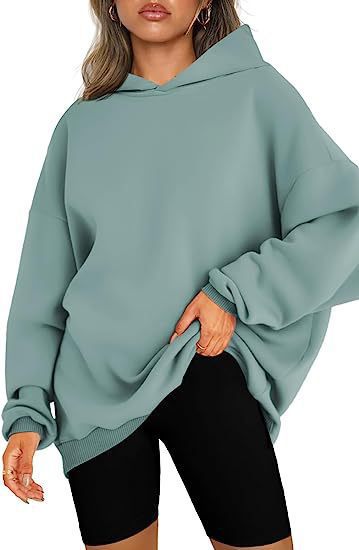 Damen oversized Kapuzenpullover GR