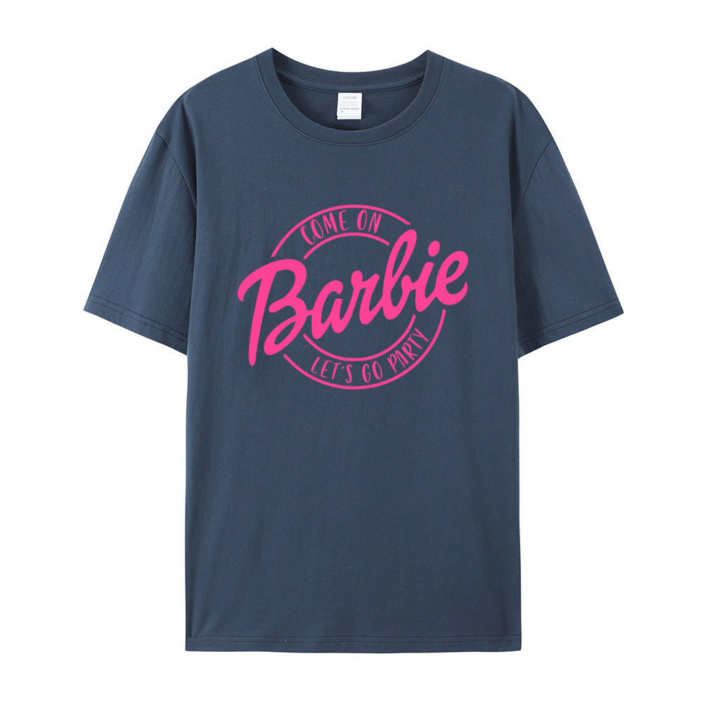 GR | Retro Party Barbie Print T-shirt