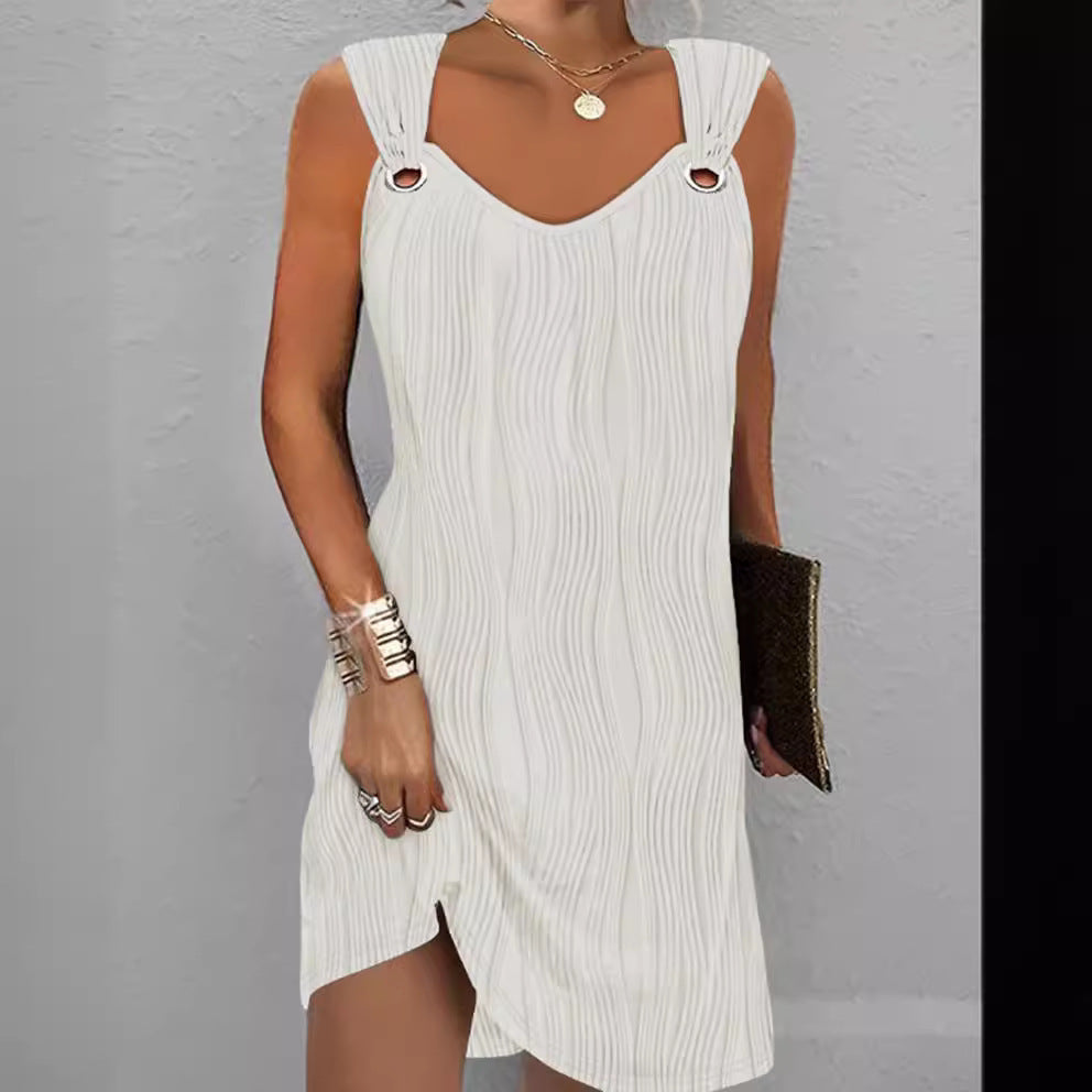 Women's Wave Texture Dress Size