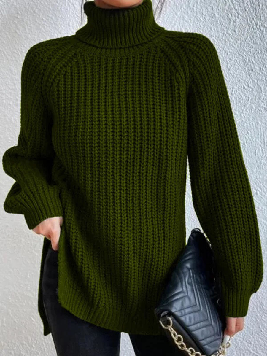 GR - Gemütlicher Strick-Rollkragenpullover