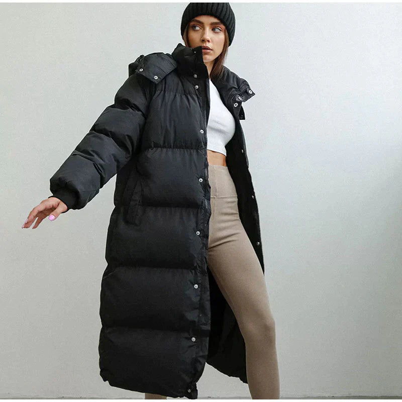 GR | Long Padded Winter Jacket for Women