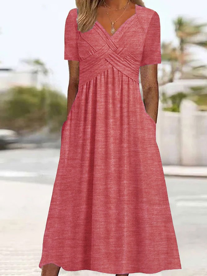 GR | Crossover Midikleid