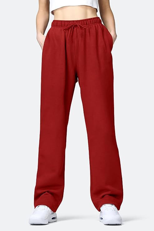 Damen Bequeme Freizeithose mit elastischem Bund und seitlichen Taschen GR
