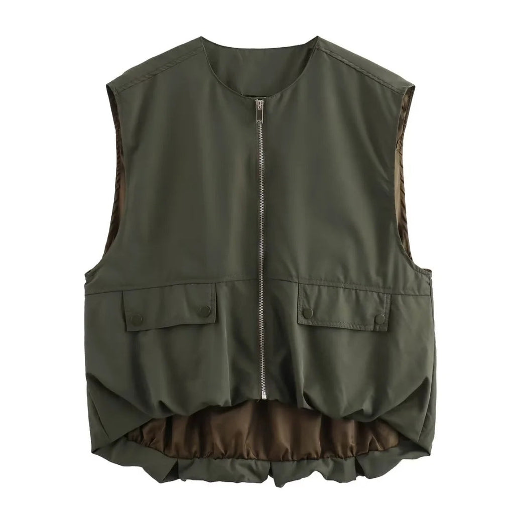 GRMODE | Relaxed Casual Cardigan Vest Tank Top