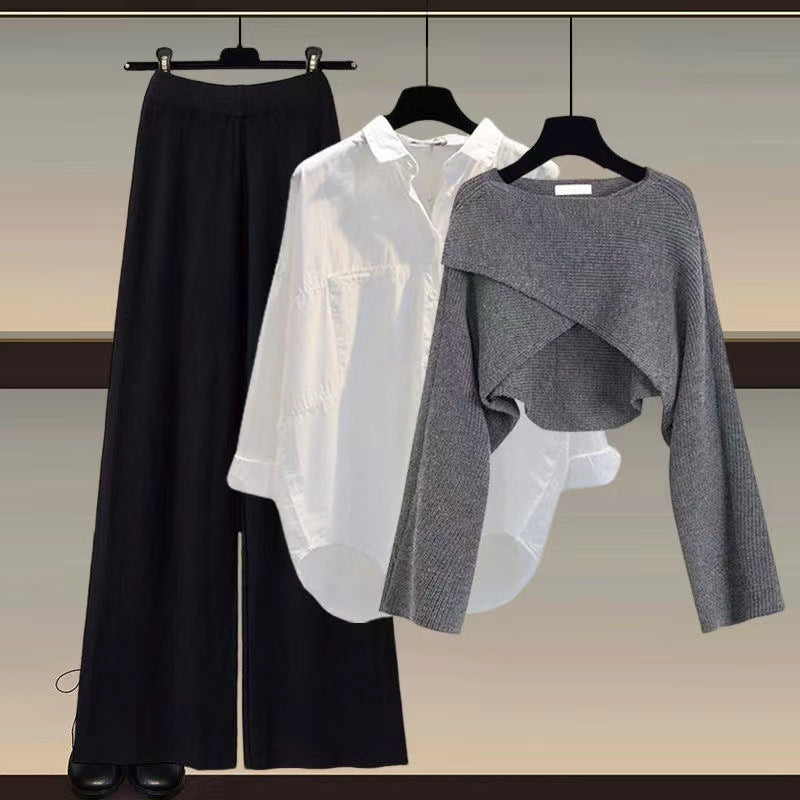 GR | Comfortable three-piece long-sleeved set