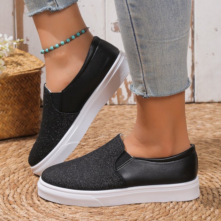 Women's glitter slip-on sneakers SIZE
