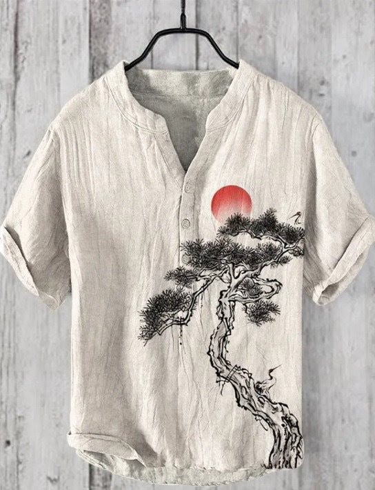 GR | Japanese shirt made of linen blend