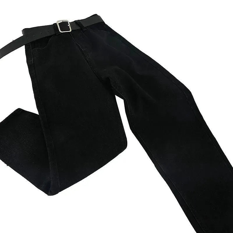 GR | Women high-waisted jeans straight