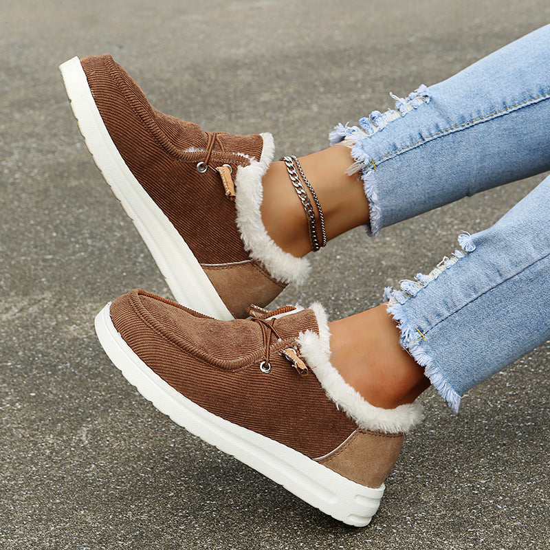GR - Elegant winter sneakers with fur lining