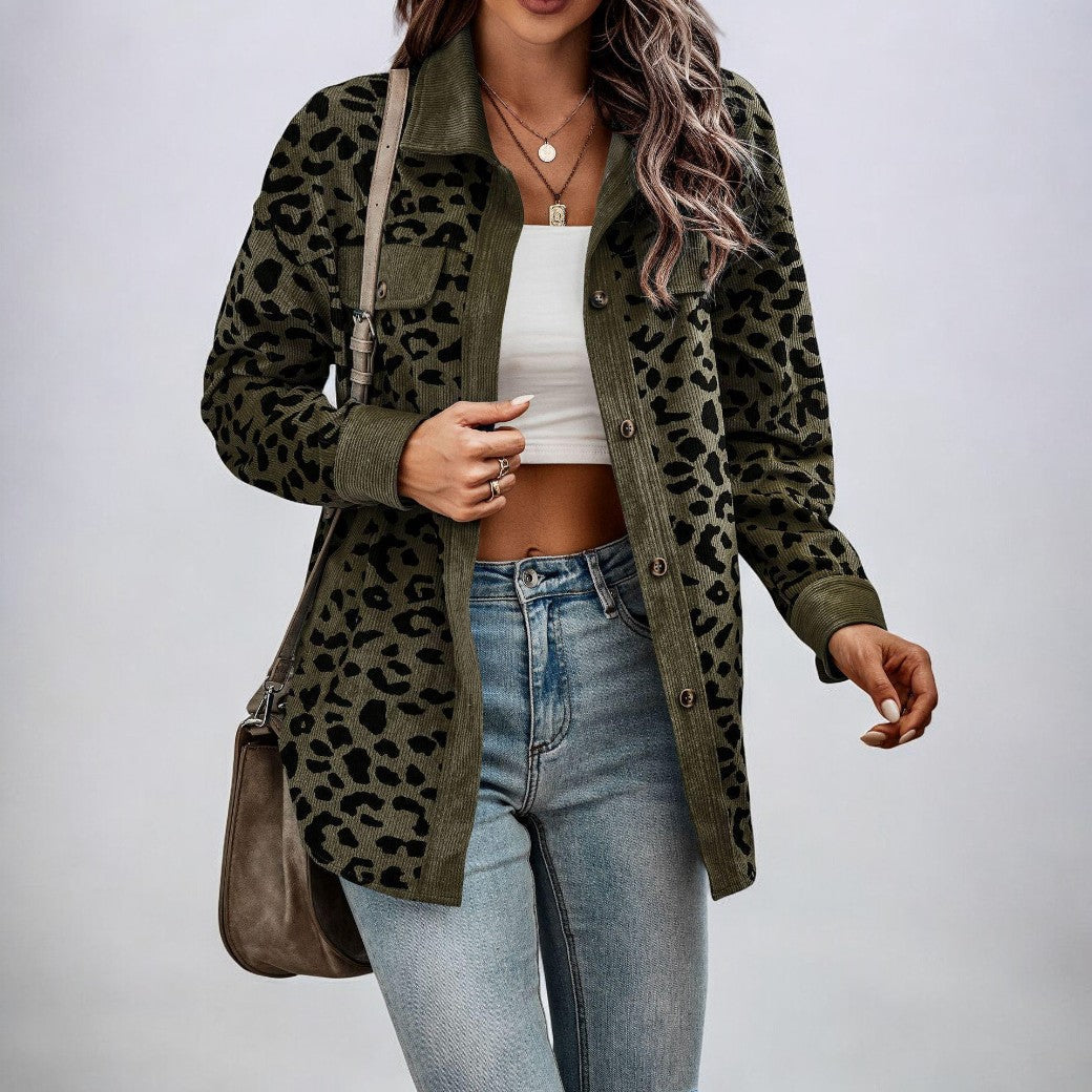 GR | Stylish leopard-print jacket
