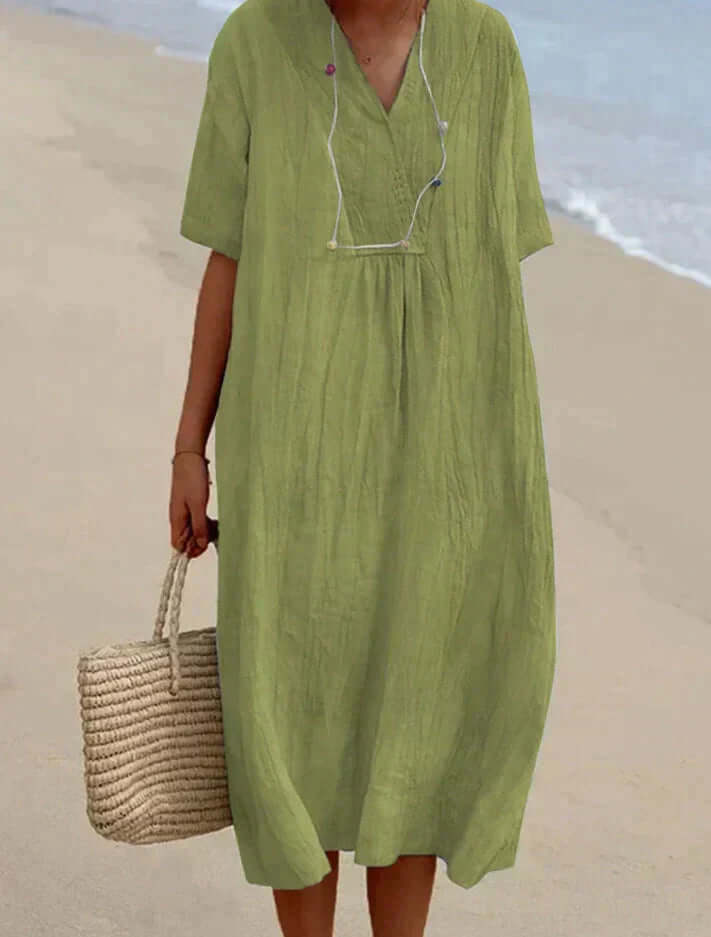 GR | Summer dress made of cotton and linen