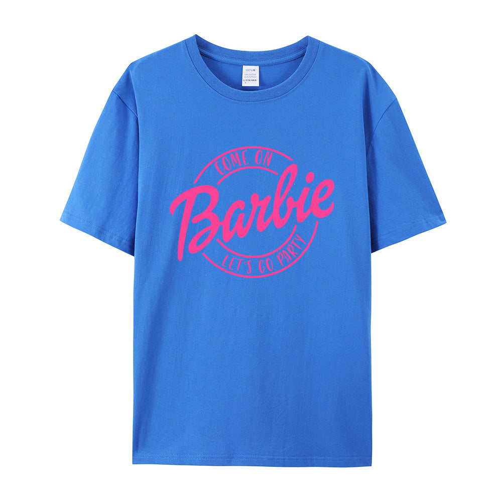 GR | Retro Party Barbie Print T-shirt