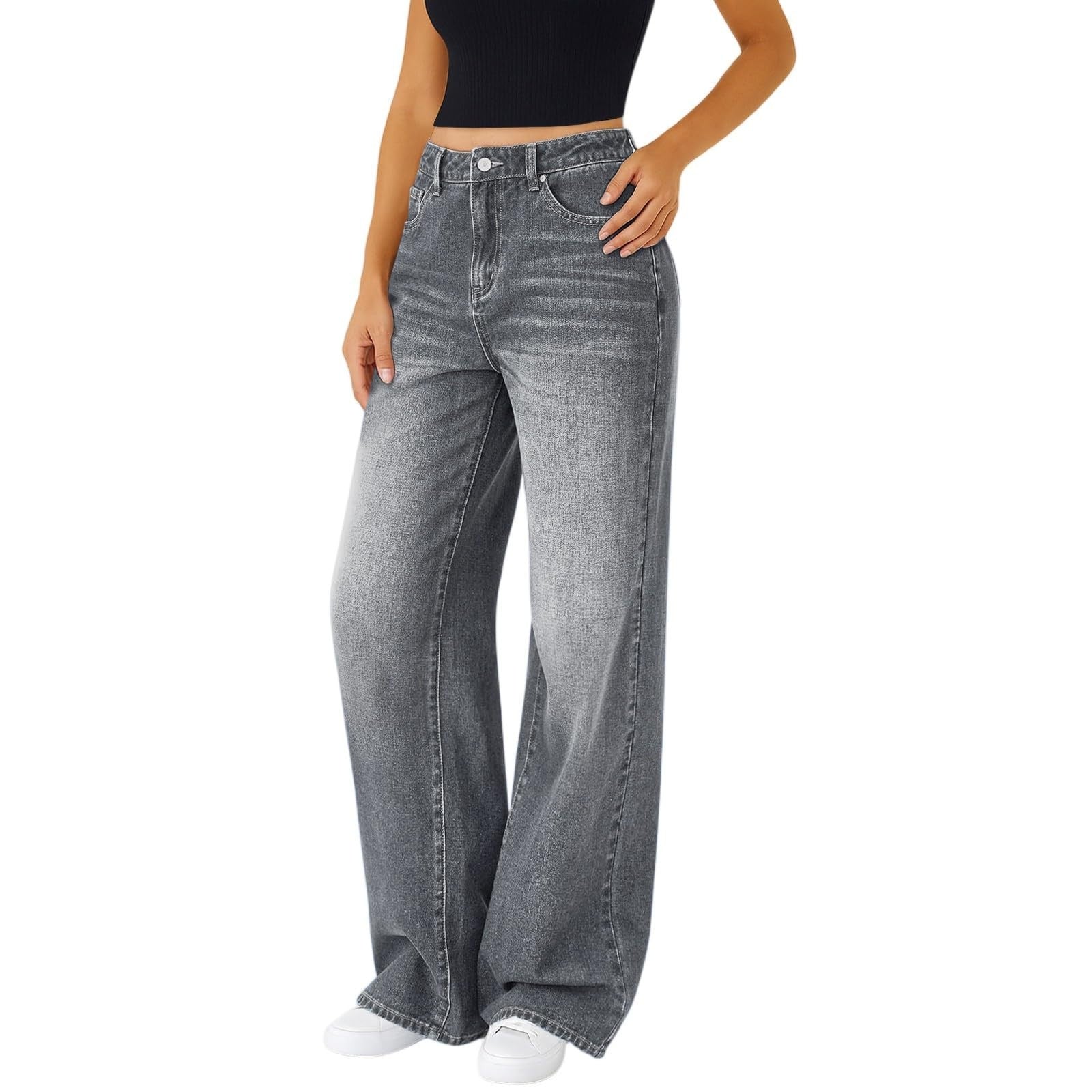 GR | Loose Fit Jeans Mit Sternen