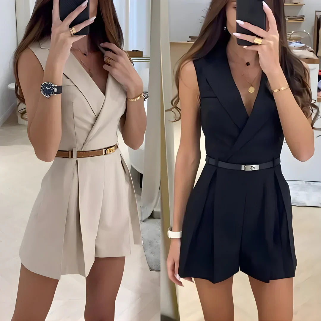 FRANCESCA™ | Stylish sleeveless jumpsuit
