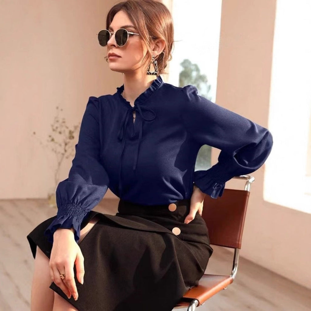 GR | Satin Langarmshirt