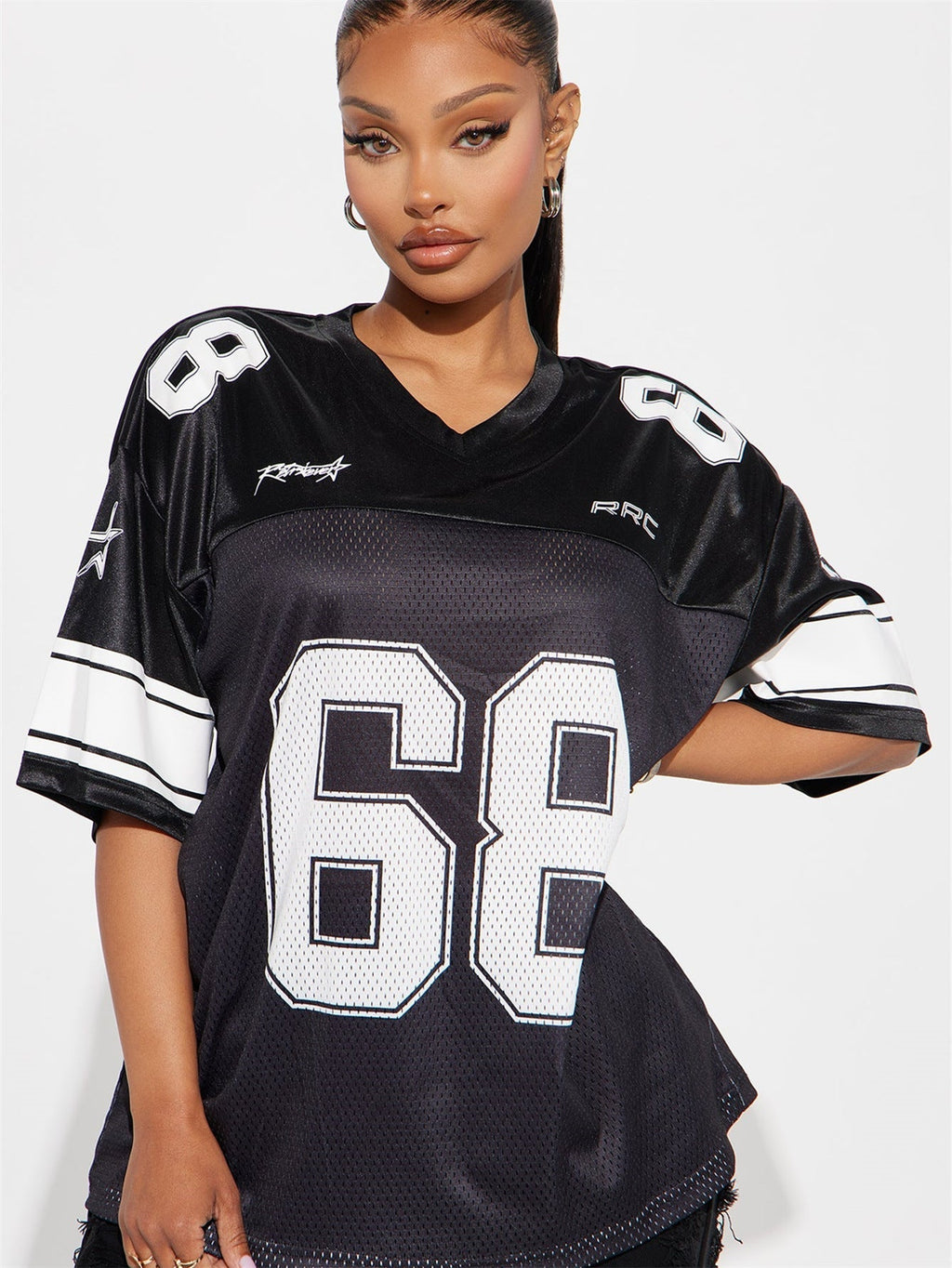 GR | Relaxed sporty short-sleeved jersey T-shirt