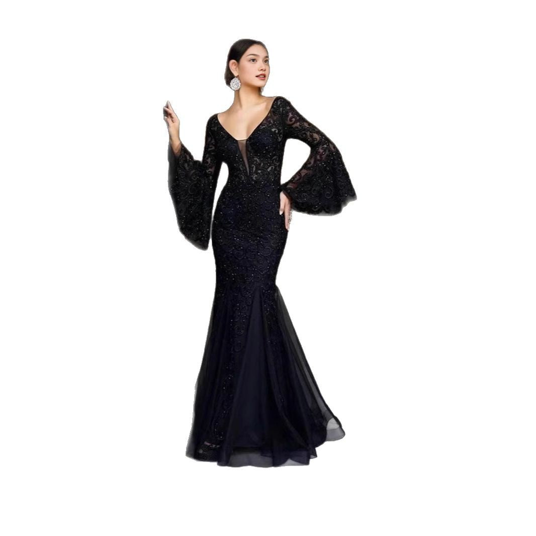 GR | Vintage Party Long Mermaid Skirt Dress