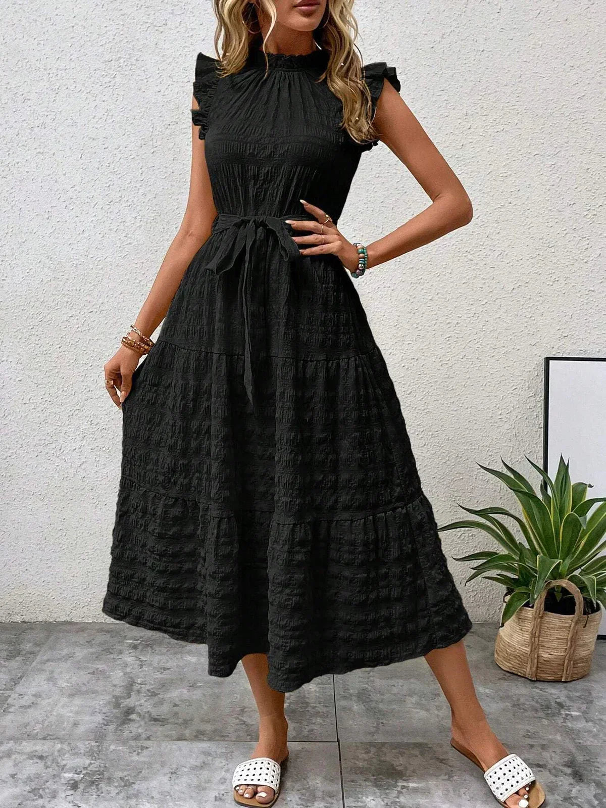 GR | Bezauberndes Midikleid aus Baumwolle